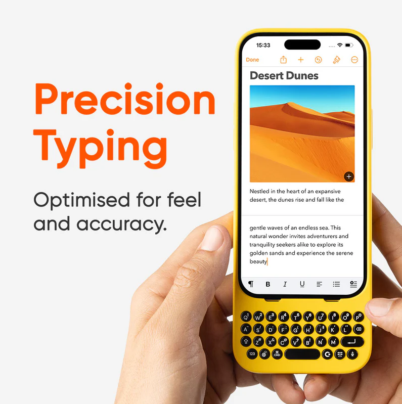 Clicks Keyboard for iPhone 16 Pro