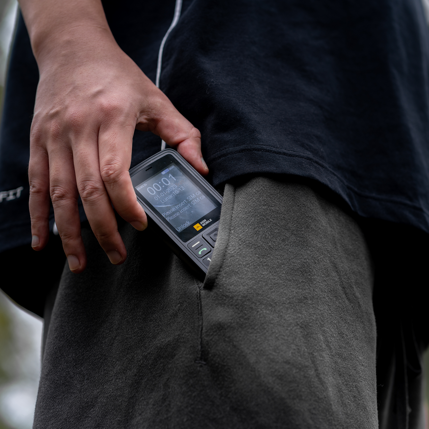AGM M9 Rugged 4G VoLTE - Black
