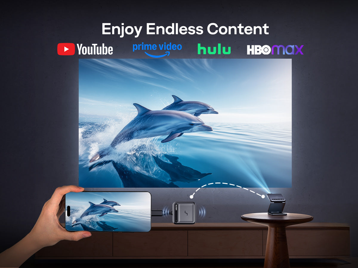 Aurzen CastPlay Pro Wireless USB-C Dongle for ZIP Projector