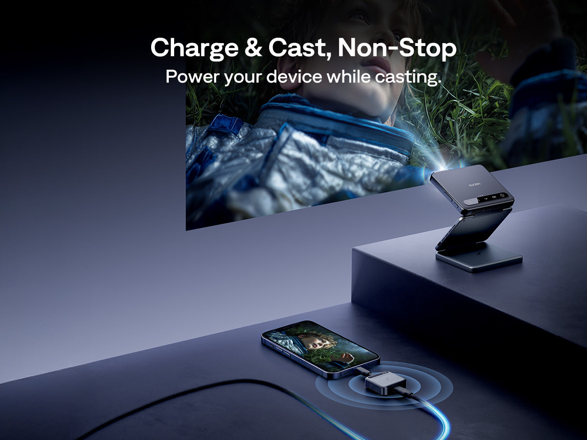 Aurzen CastPlay Pro Wireless USB-C Dongle for ZIP Projector