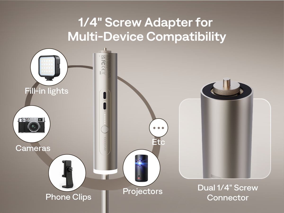 Aurzen PowerPlay Magnetic Charging Stand 10,000mAh for ZIP Grey