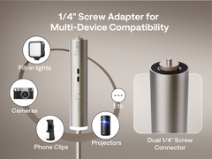 Aurzen PowerPlay Magnetic Charging Stand 10,000mAh for ZIP Grey